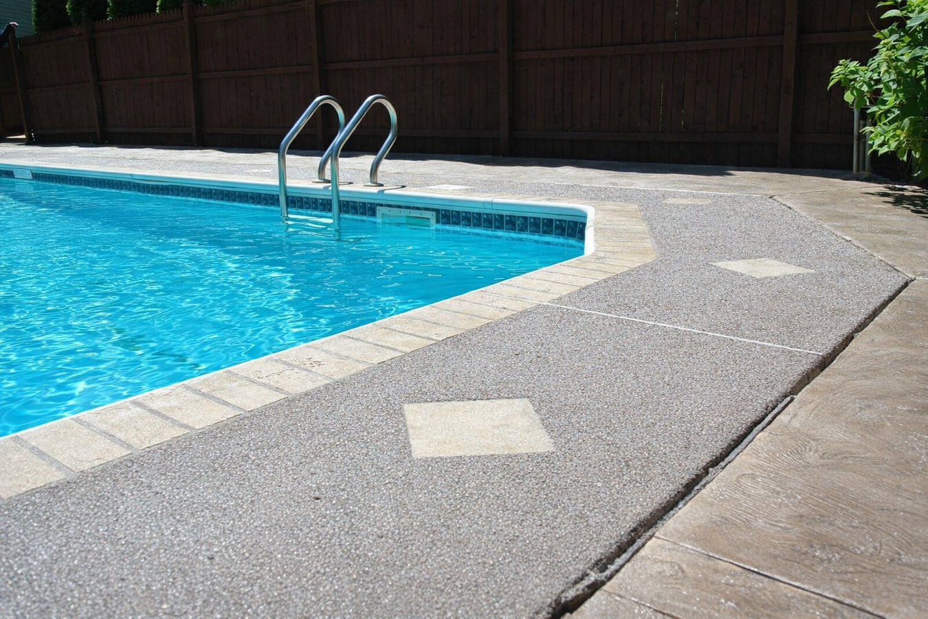 Concrete pool decks in Orange, CA